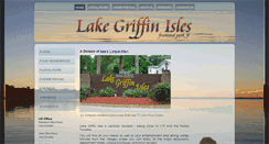 Desktop Screenshot of lakegriffinisles.com
